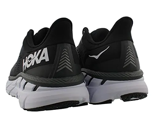 1110508 HOKA ONE ONE MEN'S CLIFTON 7 BLACK/WHITE Size 12 - Like New
