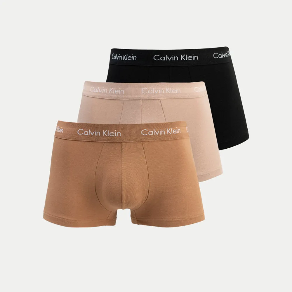 3 Pack Low Rise Trunk - Black Multi