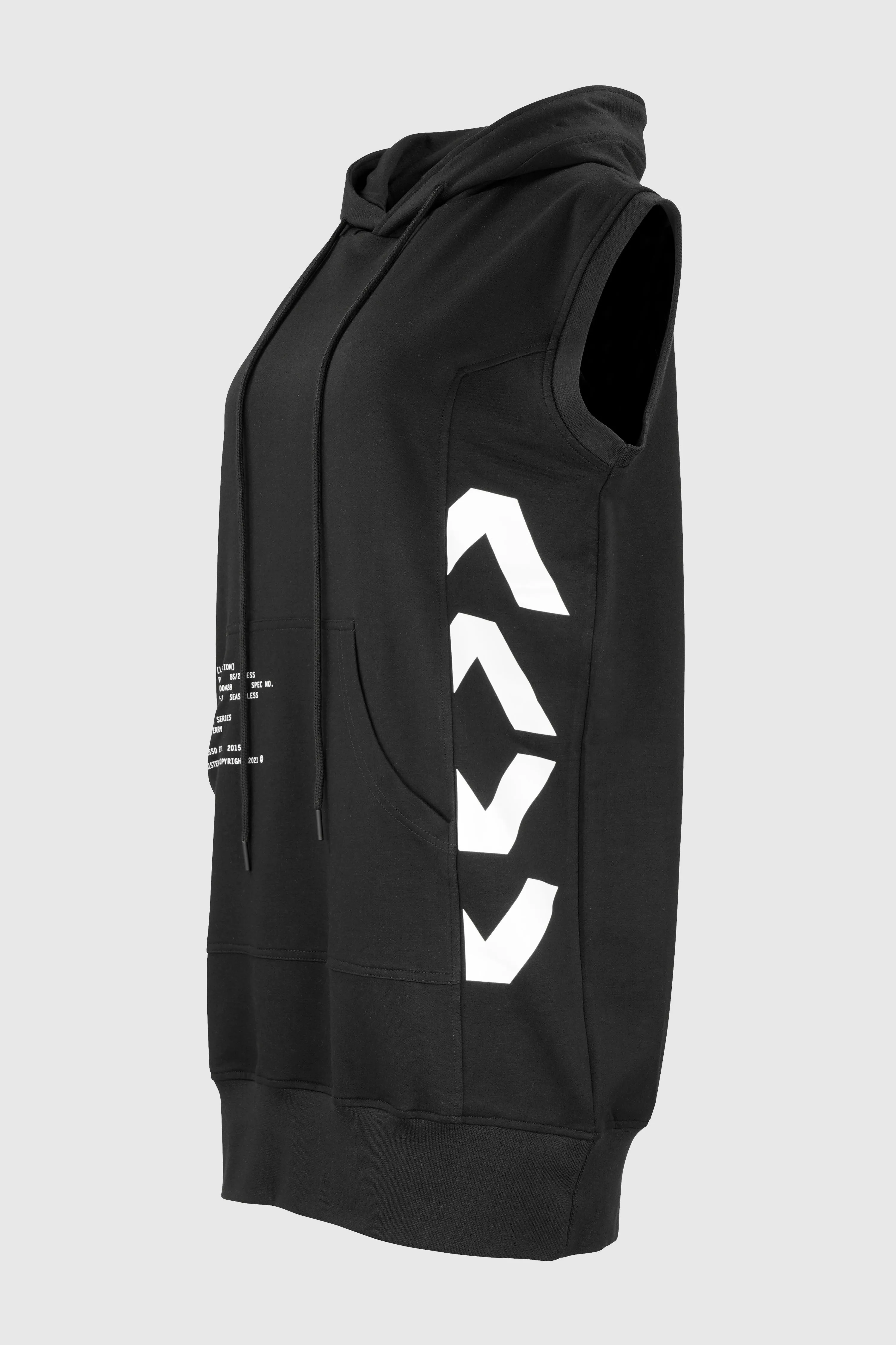 ARROWS SLEEVELESS HOODIE