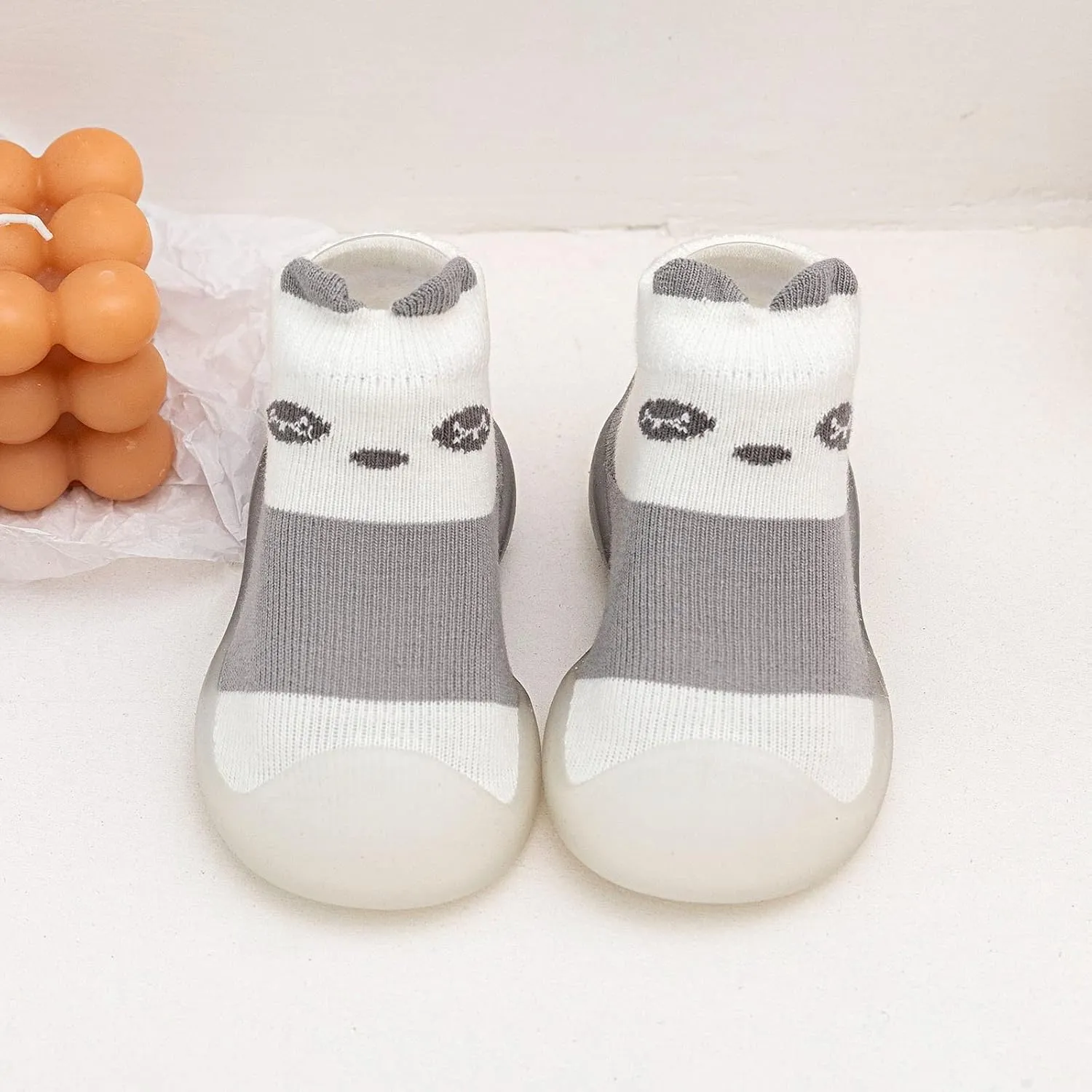 Baby Boy Shoes,Baby Girl Shoes Sock Shoes Anti-Slip Fuzzy Slipper Breathable Home Work Shoes 0-3 Years