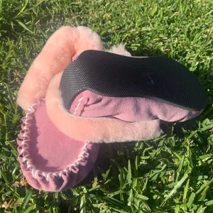 Back Supported Moccasins - Pink