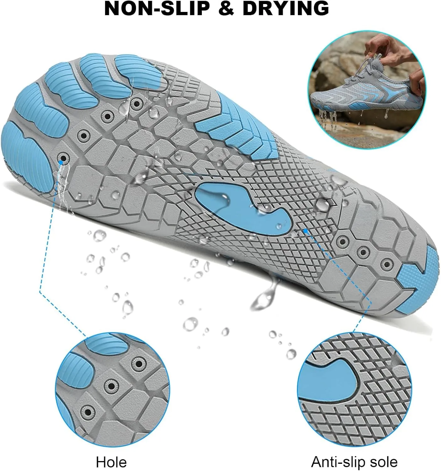 Barefoot Shoes Women Walking Hiking Zero Drop Running Shoes Comfortable Slip On Sneakers Water Resistant Grounderd Footwear Hike Barefoot Shoe Wide Toe Box Lightweight Casual for Summer Beach 2025