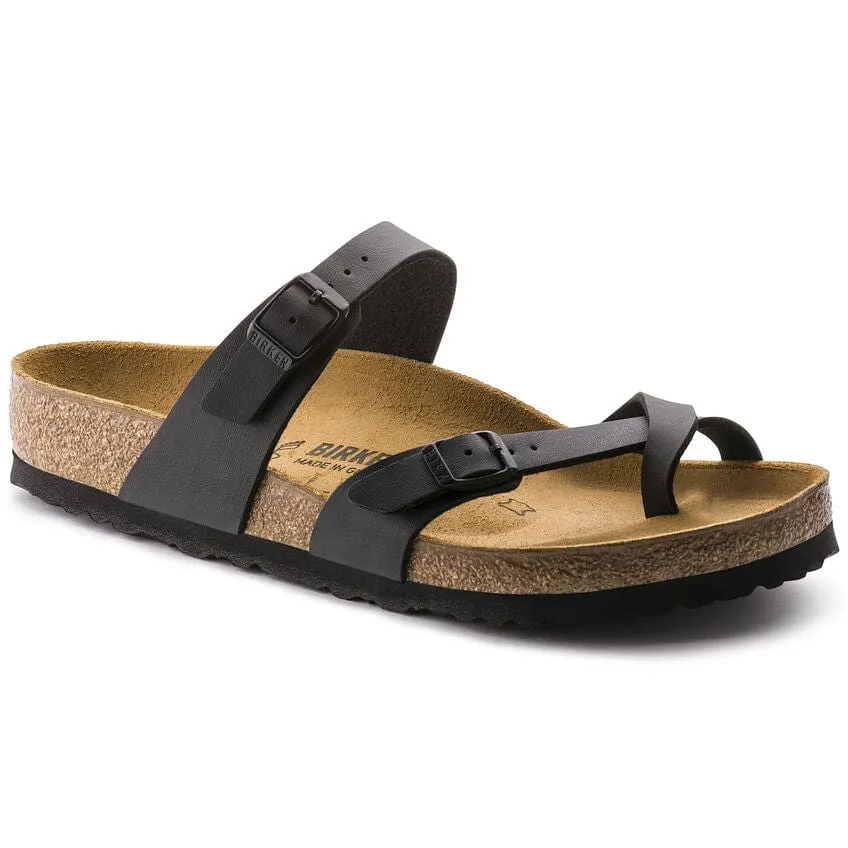 Birkenstock Mayari Sandals- Black Birko-Flor