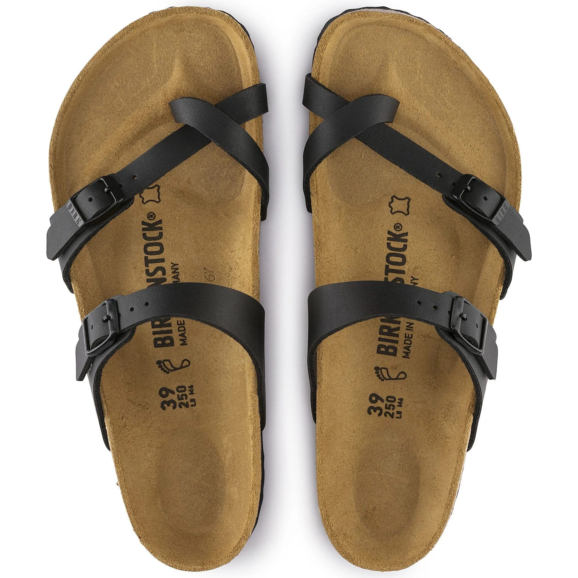 Birkenstock Mayari Sandals- Black Birko-Flor