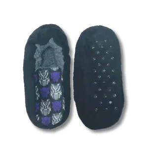 Black Panther Boys Slippers Fuzzy Moccasin House Shoes for Kids