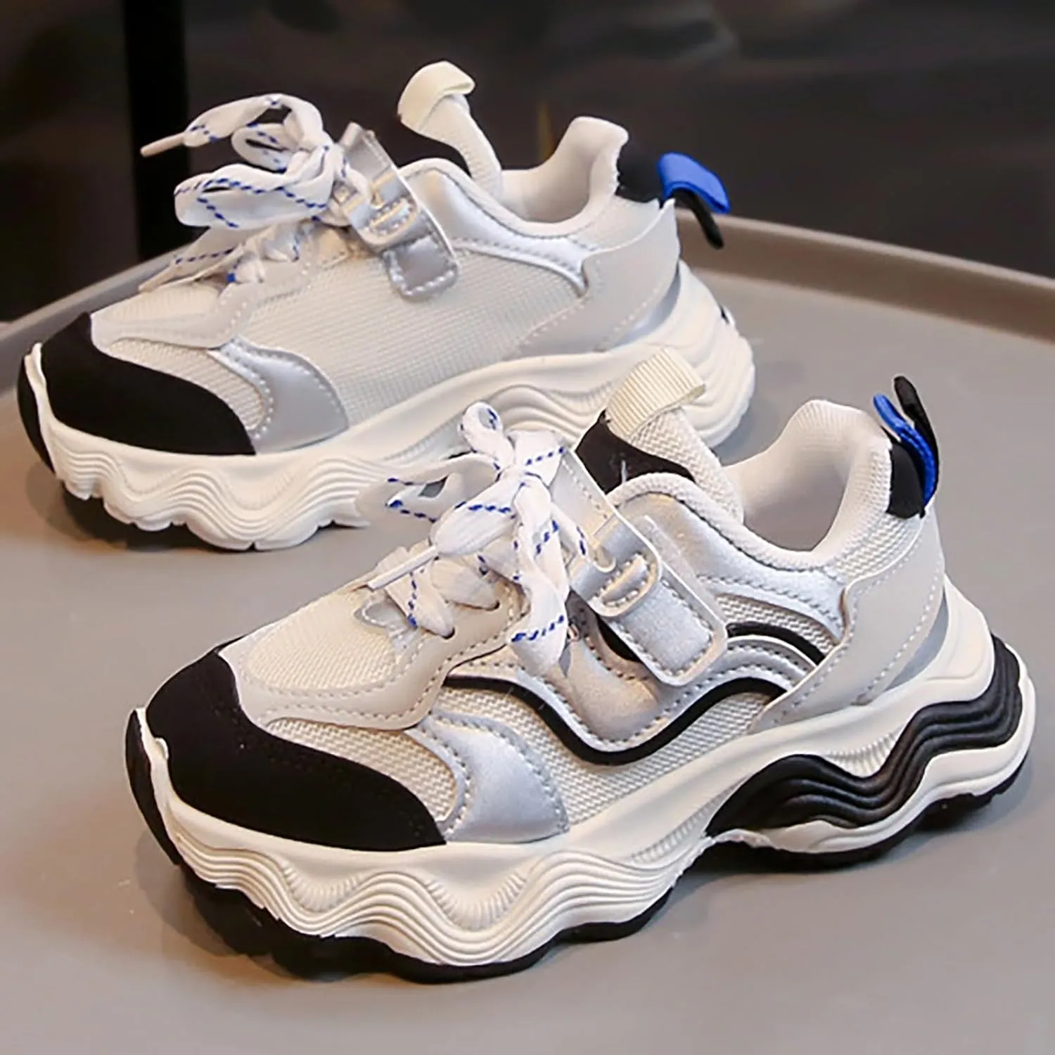 Boys Girls Shoes Toddler Kids Sneakers Lightweight Breathable Tennis Athletic Running Shoes for Little Kid/Big Kid