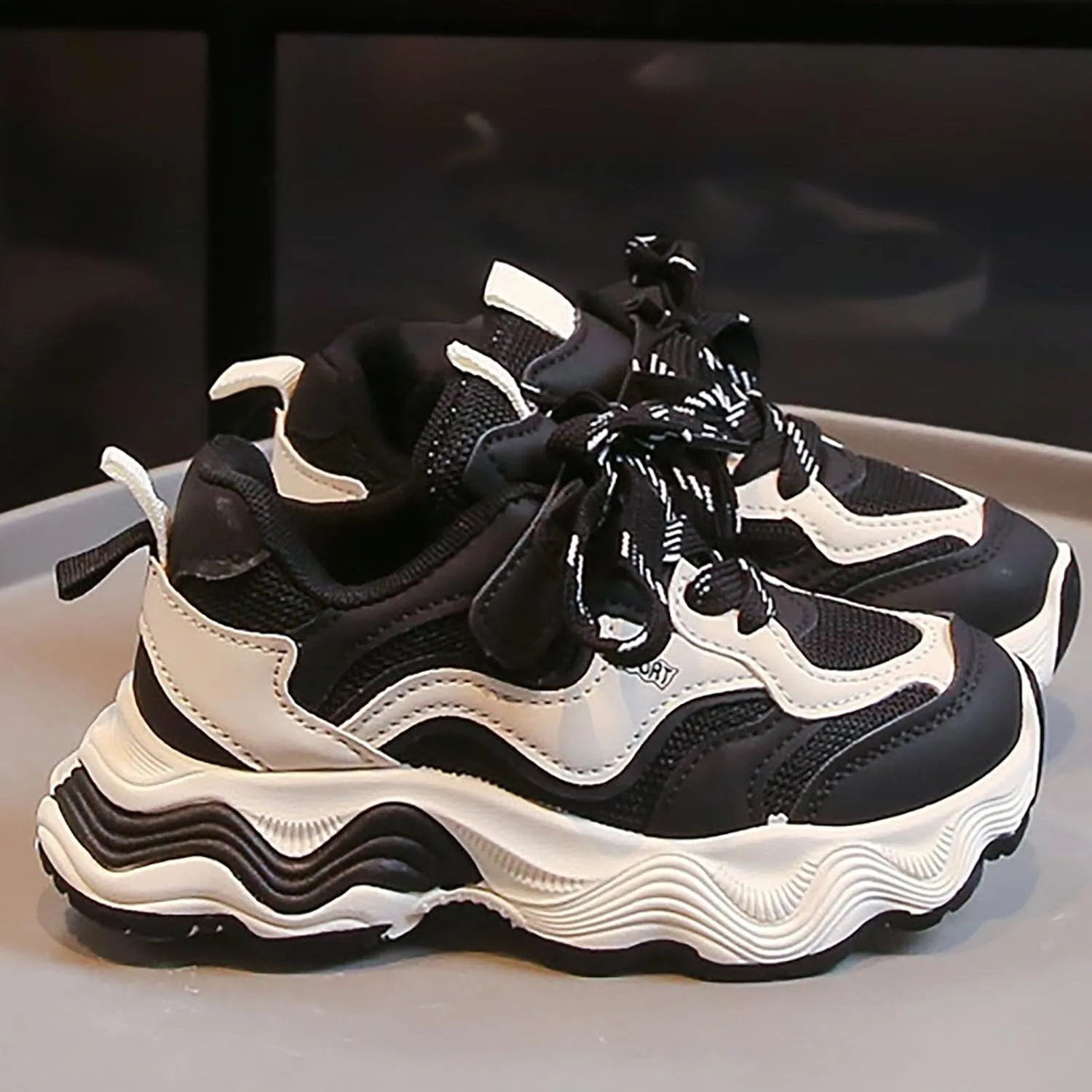 Boys Girls Shoes Toddler Kids Sneakers Lightweight Breathable Tennis Athletic Running Shoes for Little Kid/Big Kid