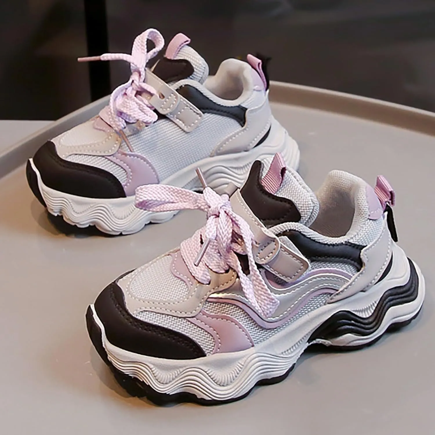 Boys Girls Shoes Toddler Kids Sneakers Lightweight Breathable Tennis Athletic Running Shoes for Little Kid/Big Kid