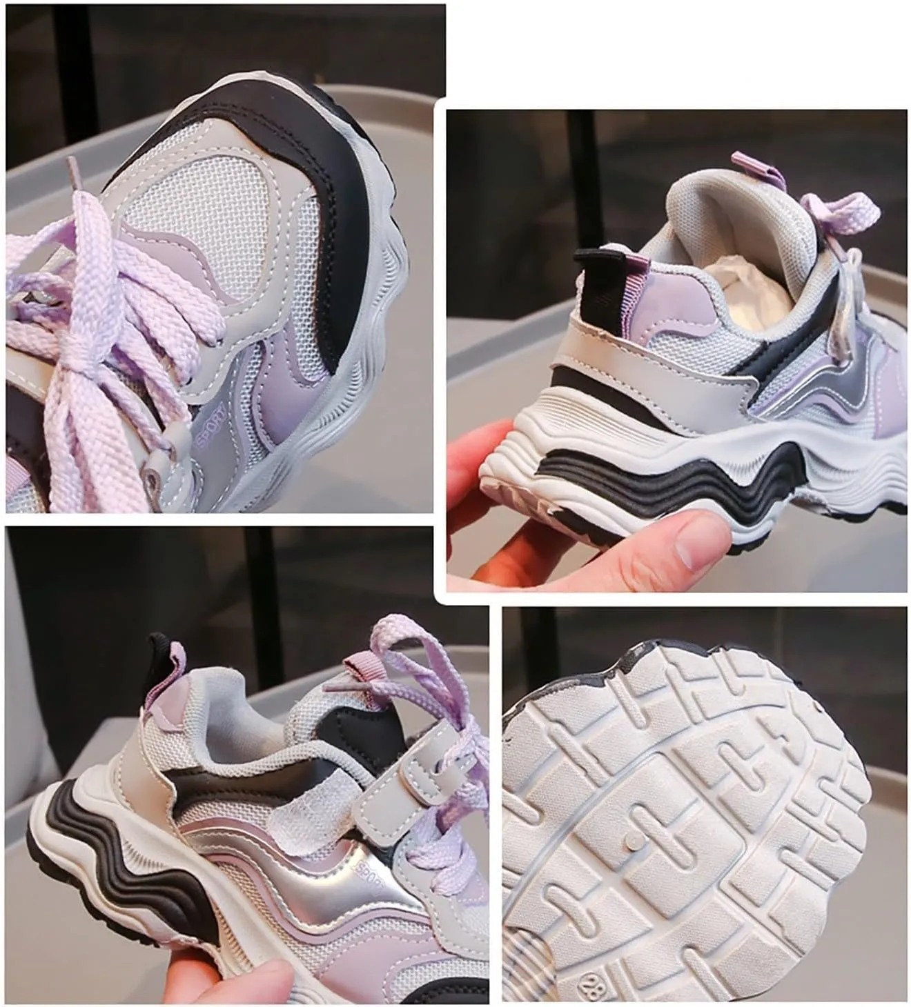 Boys Girls Shoes Toddler Kids Sneakers Lightweight Breathable Tennis Athletic Running Shoes for Little Kid/Big Kid