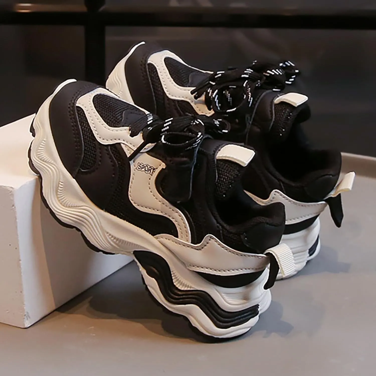 Boys Girls Shoes Toddler Kids Sneakers Lightweight Breathable Tennis Athletic Running Shoes for Little Kid/Big Kid
