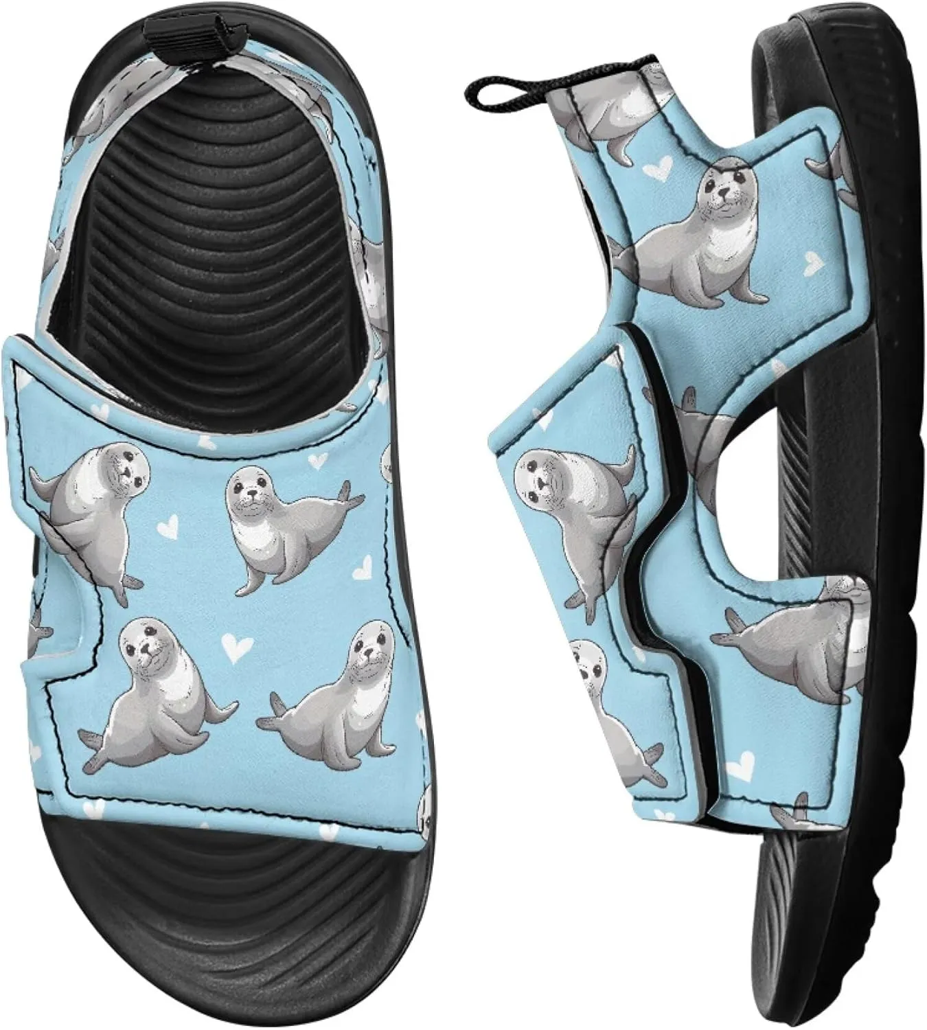 Boys Sandals Open Toe Toddler Sandals Boys Adjustable Little Big Kids