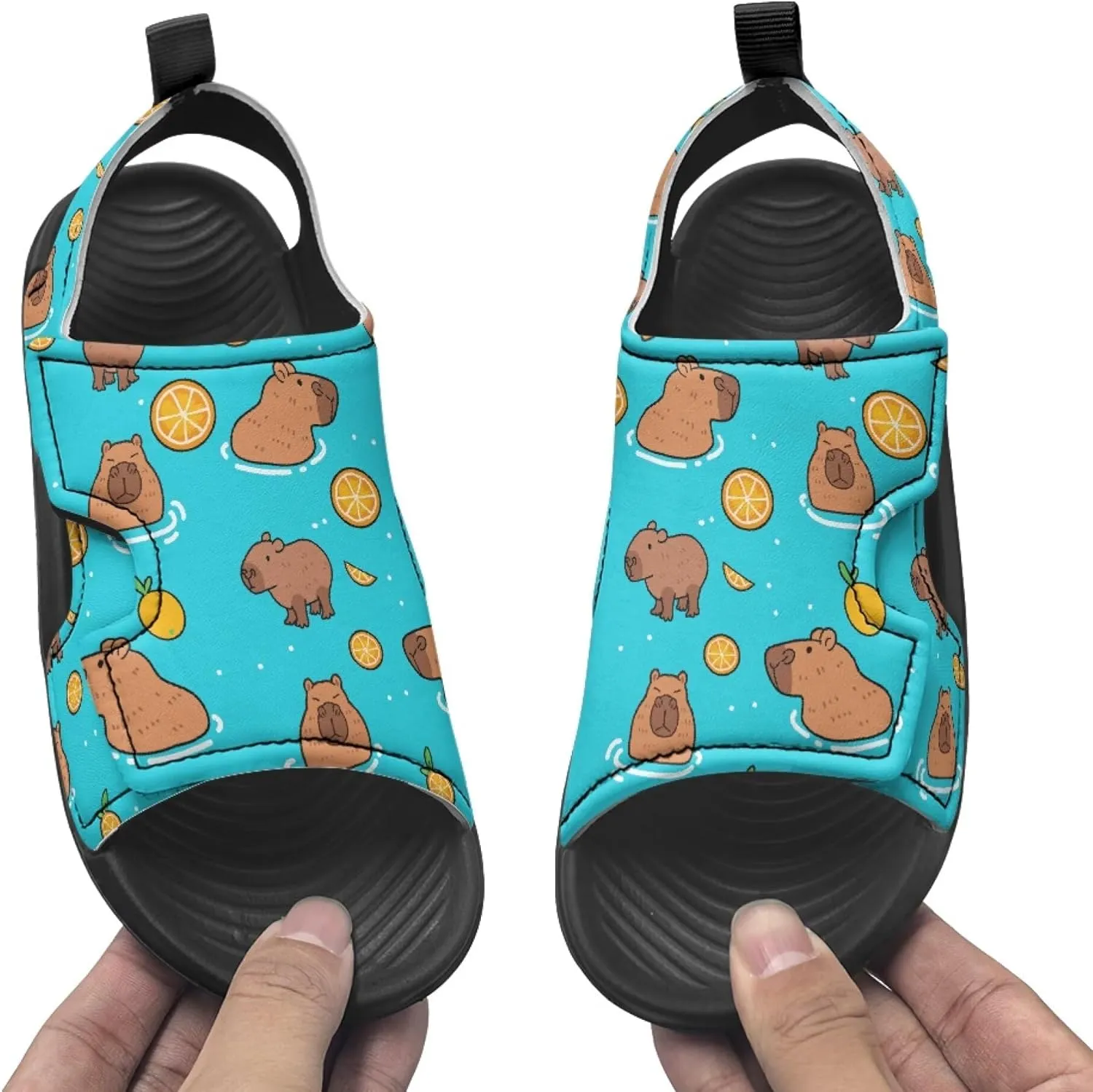 Boys Sandals Open Toe Toddler Sandals Boys Adjustable Little Big Kids