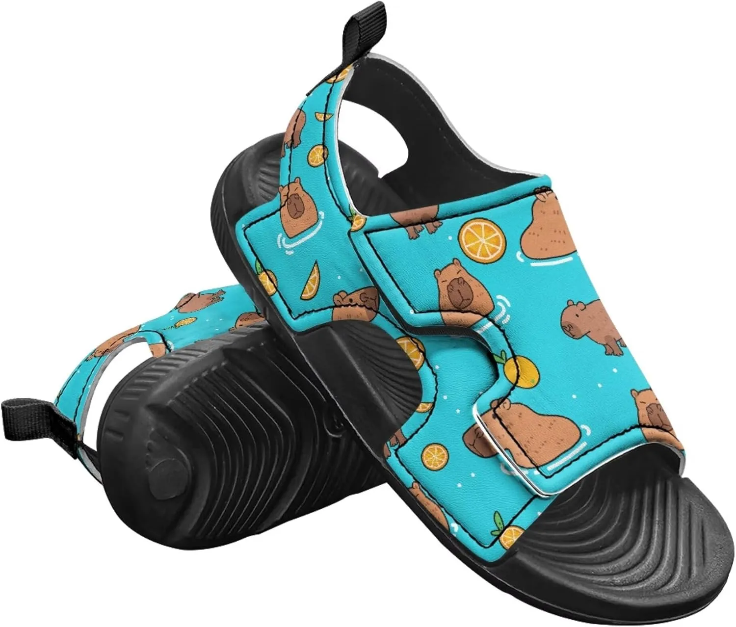 Boys Sandals Open Toe Toddler Sandals Boys Adjustable Little Big Kids