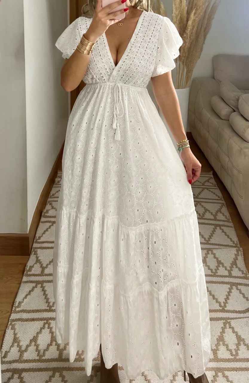 Brocade Maxi Dress