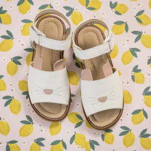 Bunny Sandal Toddler White