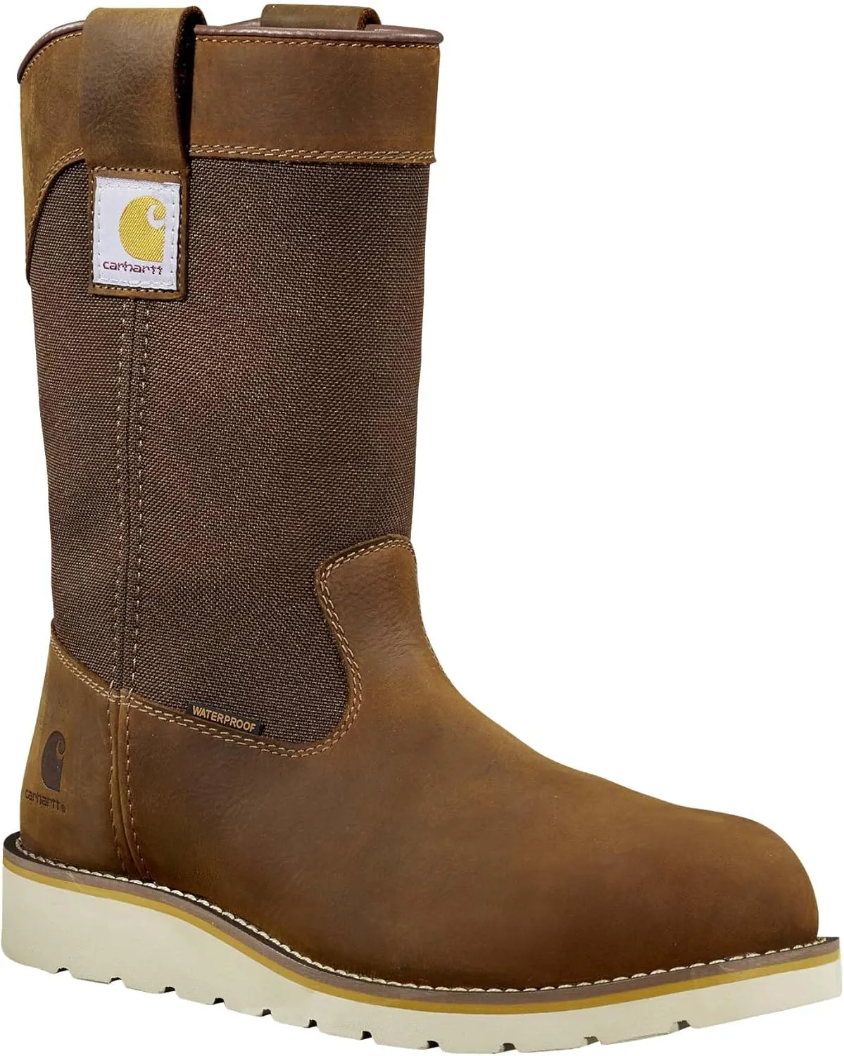 Carhartt Men's 10" Waterproof Steel Toe Wellington Wedge Boot