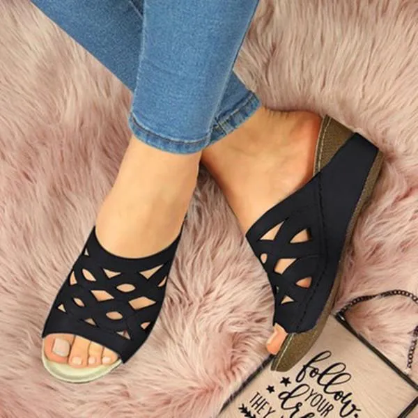 Comfortable and Stylish Wedge Casual Sandals