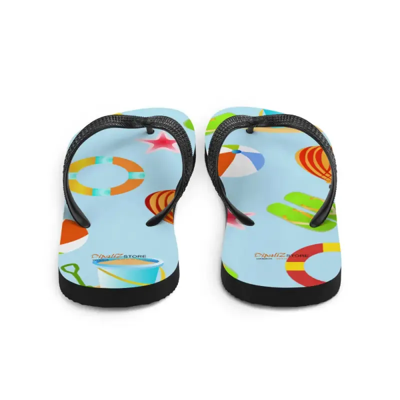 Epic Slip Resistant Beach Print Flip Flops Summer