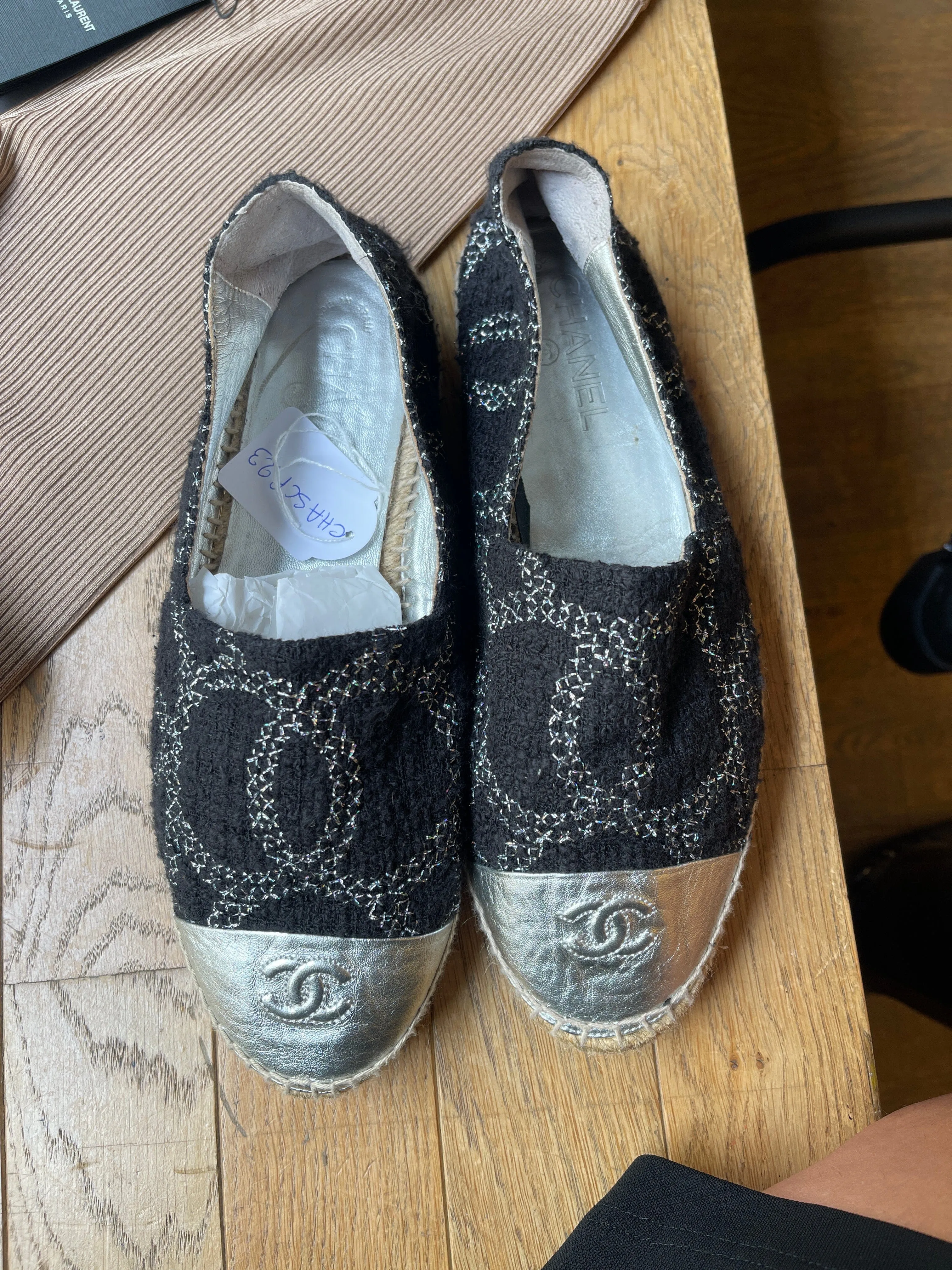 Espadrilles, tweed size 41 CHASCP23