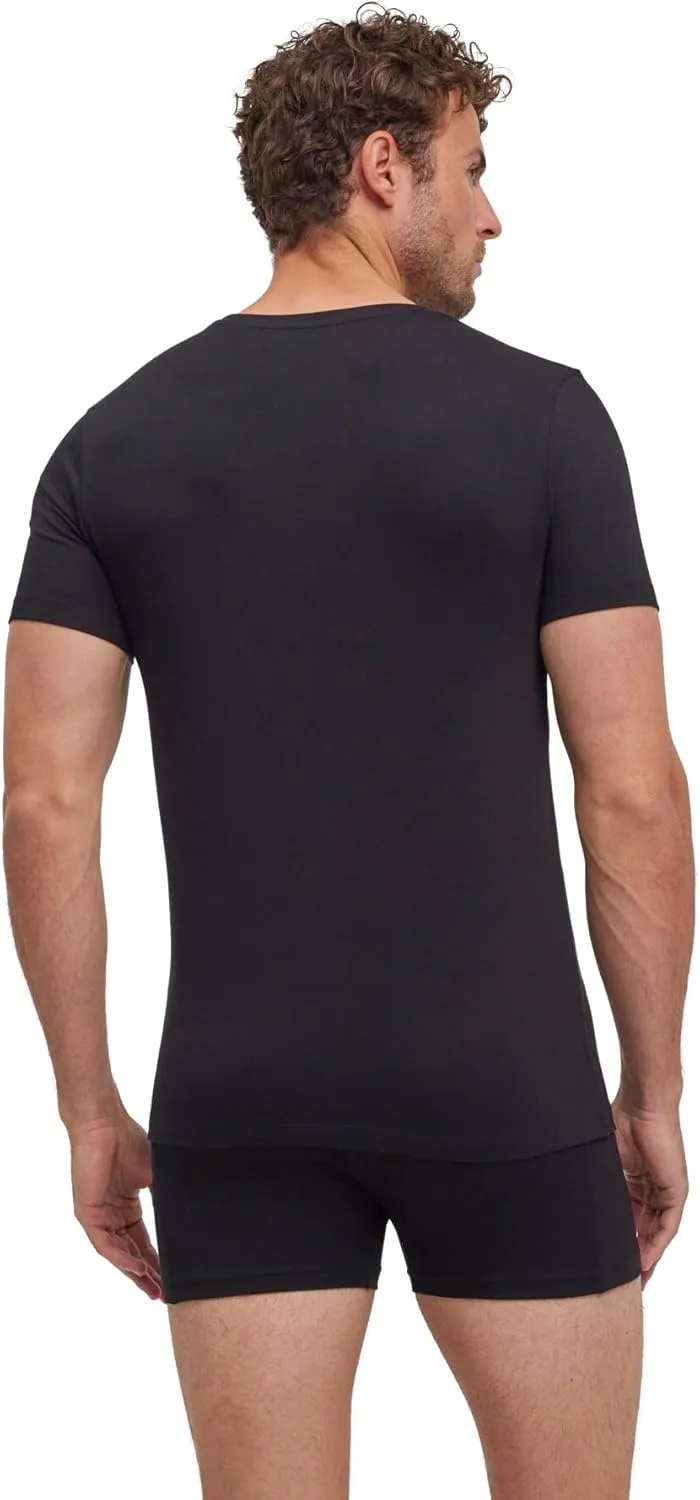 FALKE Men's Daily Comfort Deep V-Neck M 2 Pieces