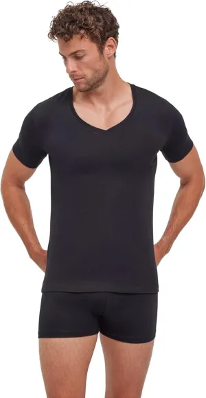 FALKE Men's Daily Comfort Deep V-Neck M 2 Pieces
