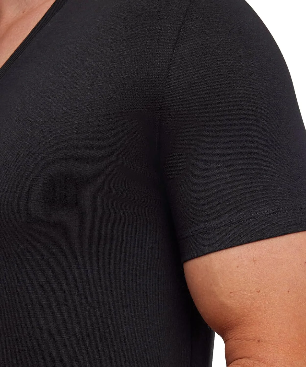 FALKE Men's Daily Comfort Deep V-Neck M 2 Pieces