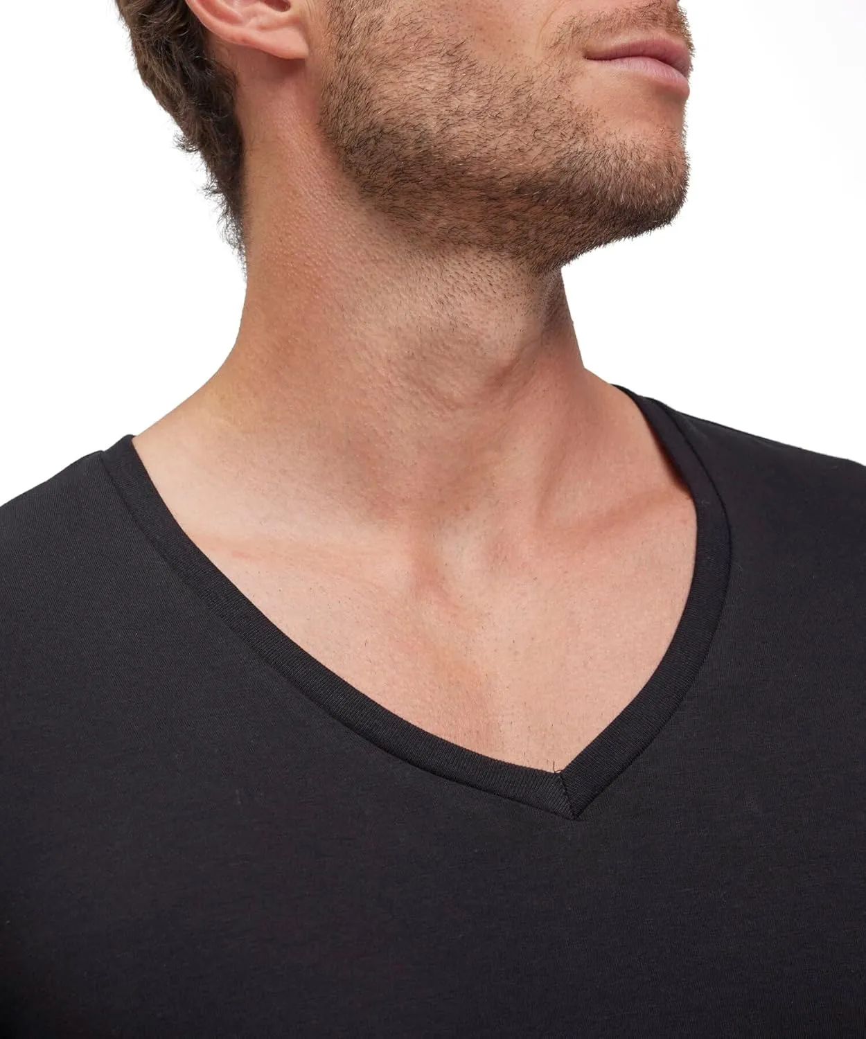 FALKE Men's Daily Comfort Deep V-Neck M 2 Pieces