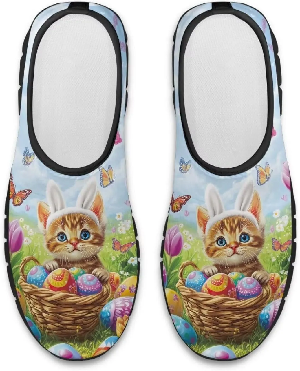 Fashion Sneakers for Women Lightweight Walking Casual Slip Ons Comfortable Art Painted Soft Athletic Travel Shoes for Ladies Festival Serise US Size 5.5-11.5