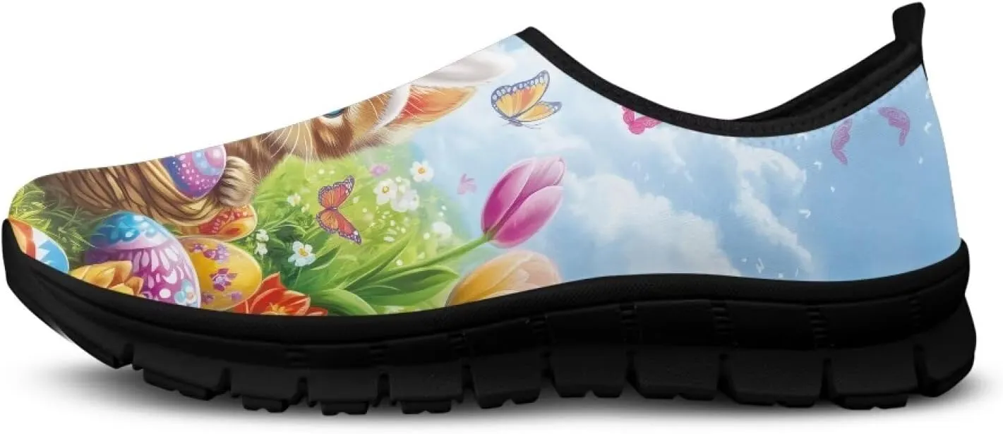 Fashion Sneakers for Women Lightweight Walking Casual Slip Ons Comfortable Art Painted Soft Athletic Travel Shoes for Ladies Festival Serise US Size 5.5-11.5