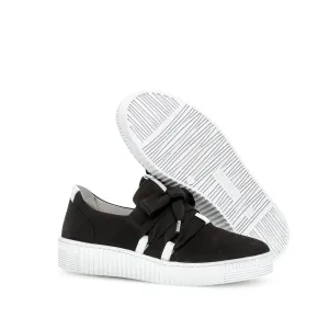 Gabor Bow Sneaker  63.333.17  Black/White (Ice)