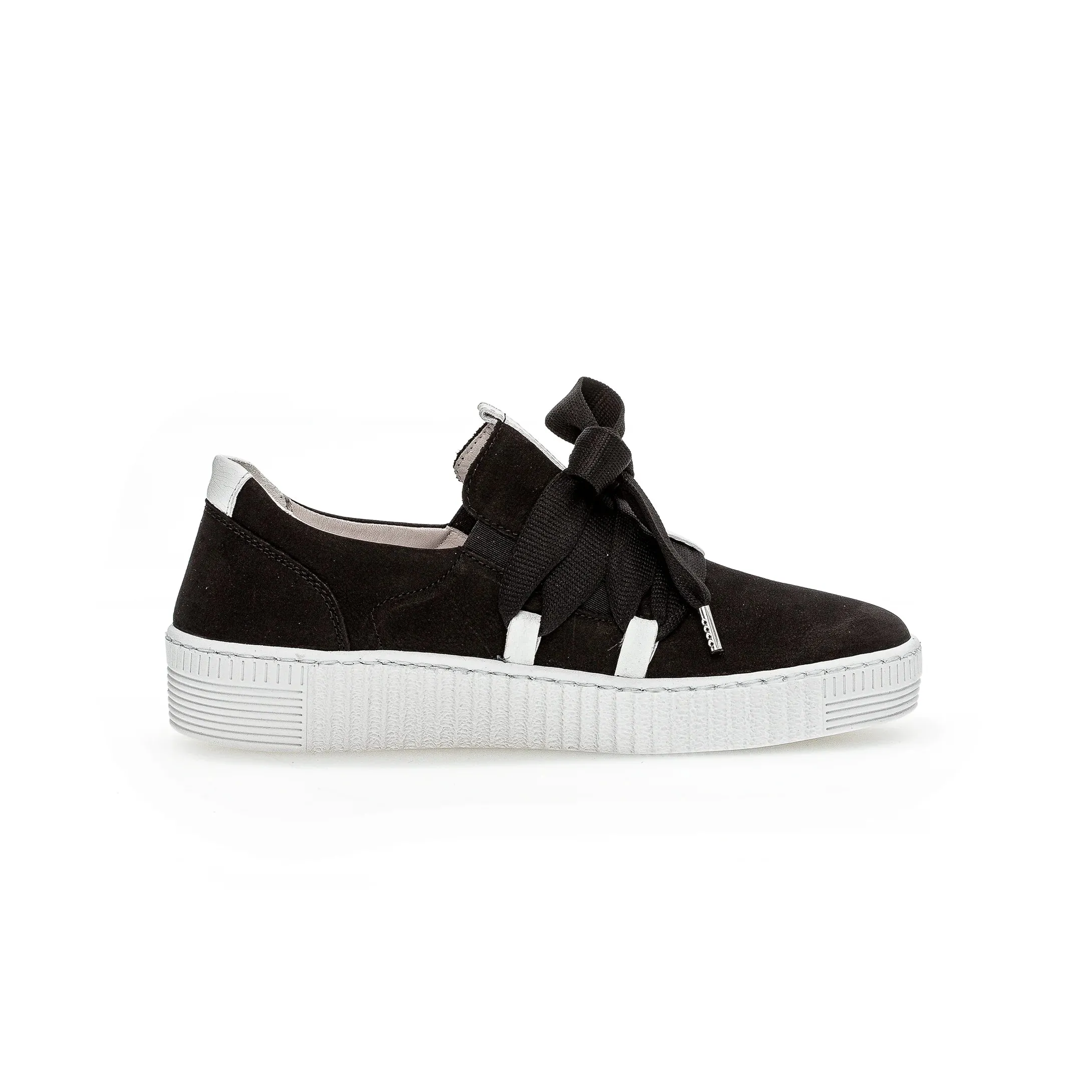Gabor Bow Sneaker  63.333.17  Black/White (Ice)