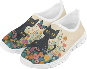 Girls Tennis Shoes Cute Shoes for Girls Slip On Sneakers Active Mesh Shoes