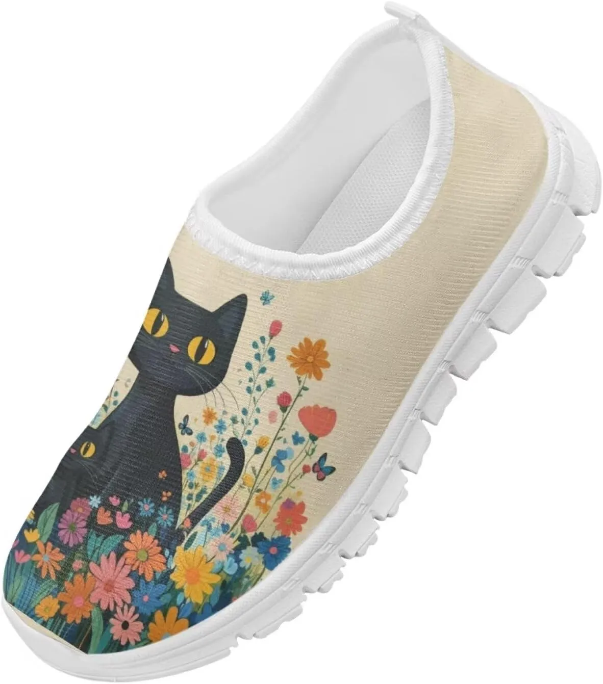 Girls Tennis Shoes Cute Shoes for Girls Slip On Sneakers Active Mesh Shoes