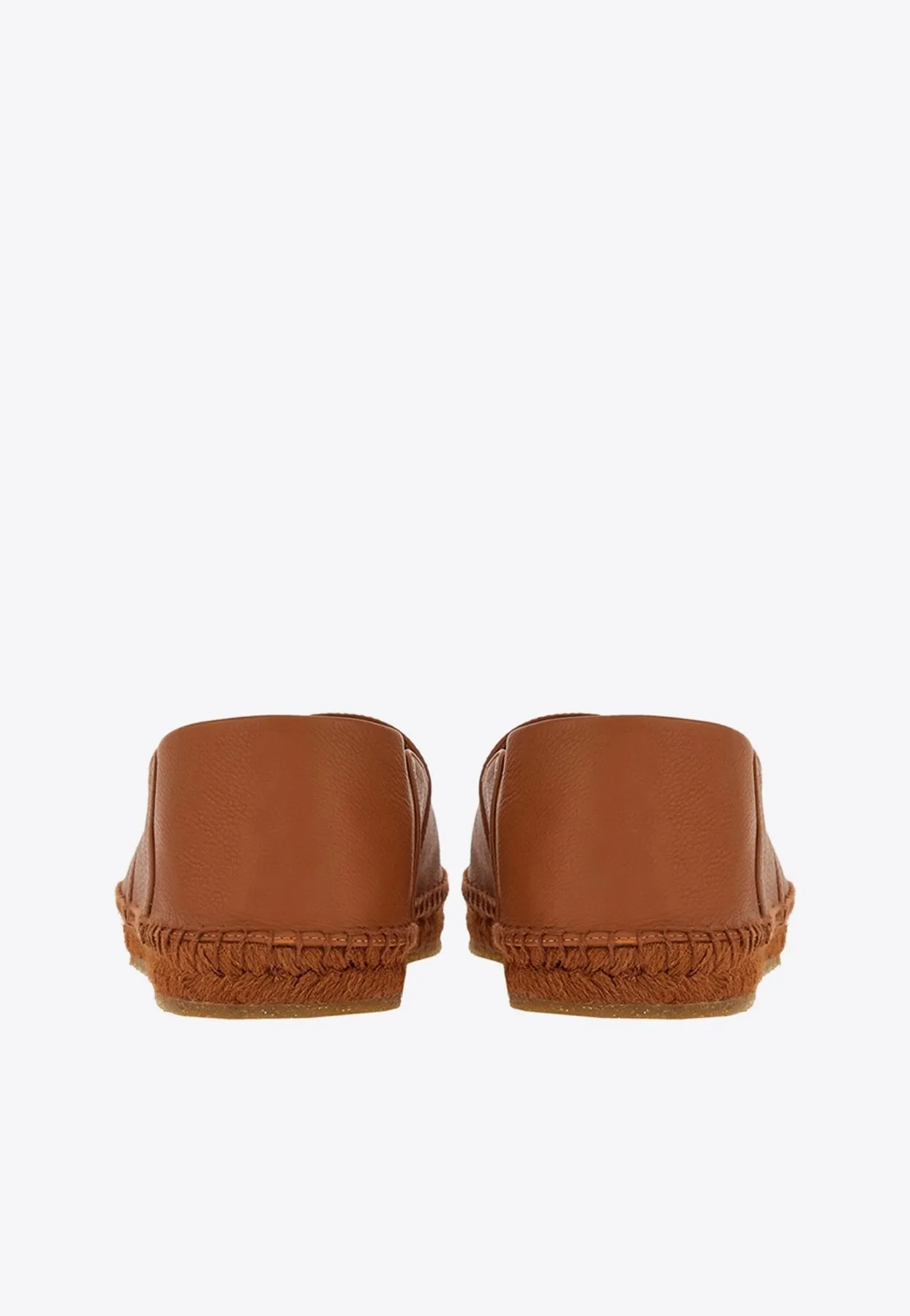 Gus Logo Leather Espadrilles