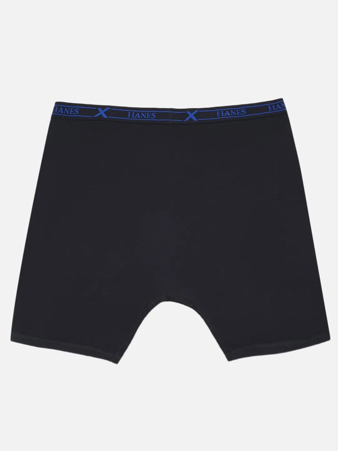 Hanes - Plus Size Men's Pure Cotton Black Solid Trunk Innerwear