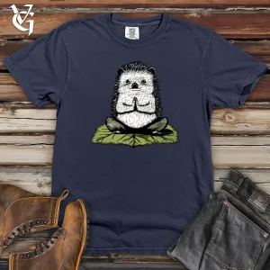 Hedgehog Lotus Pose Heavy Cotton Comfort Colors Tee