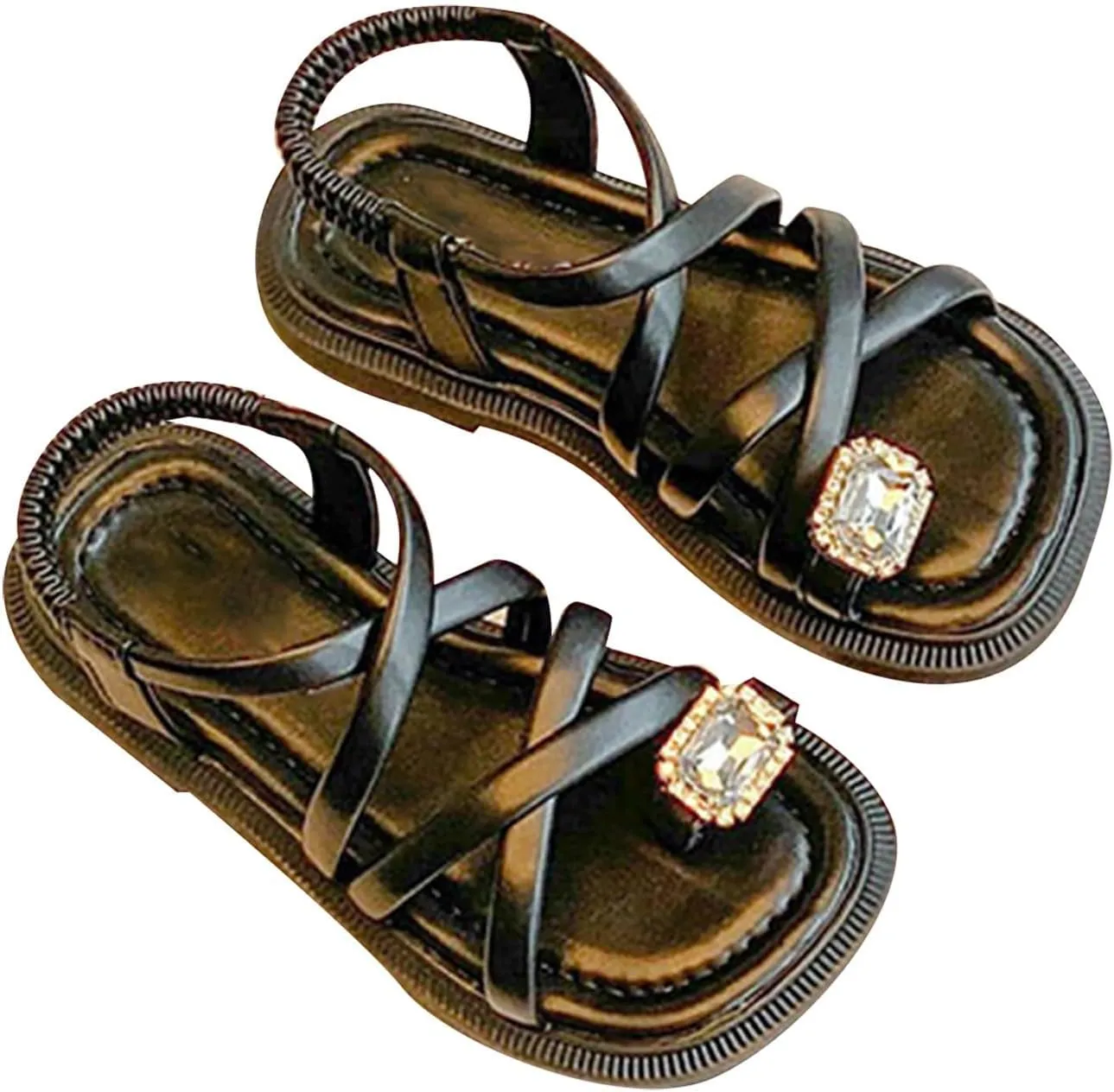 Infant Shoes Girls 0to3 Months Heels Dress Sandals Strappy Design Summer Shoes Toddler/Little Black Sneaker for Girls