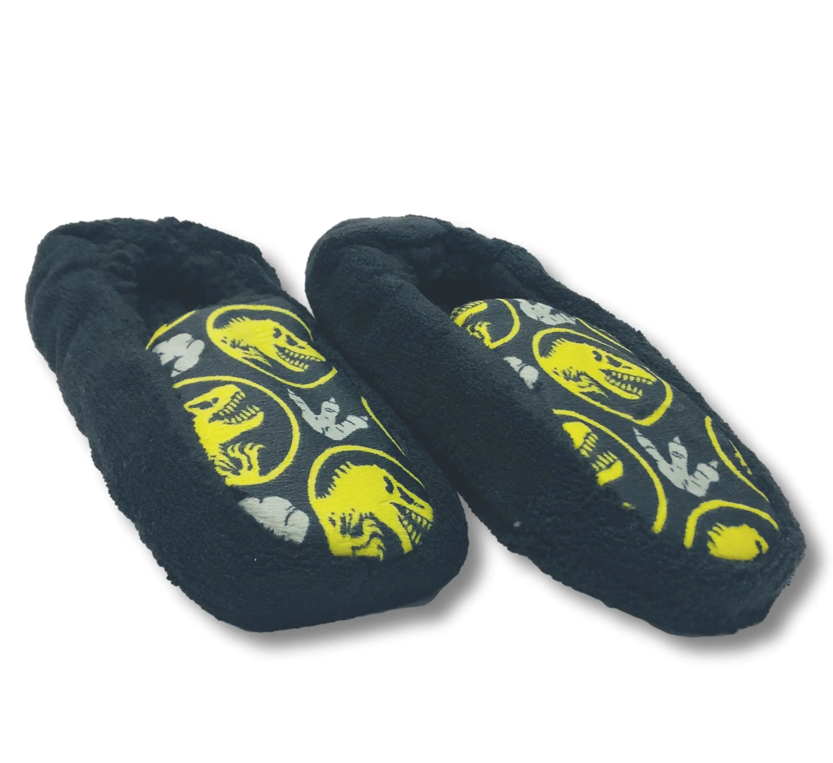 Jurassic World Boys Slippers Fuzzy Moccasin House Shoes for Kids