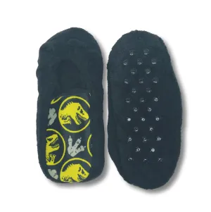 Jurassic World Boys Slippers Fuzzy Moccasin House Shoes for Kids