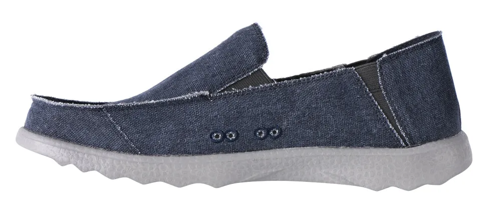 Kickback Mens Couch 2.0 Slip On Canvas Shoes - Dark Navy