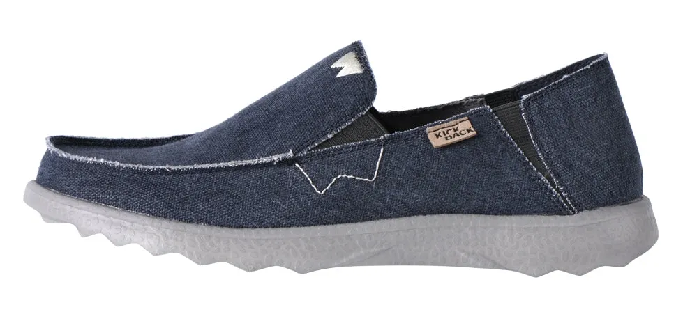 Kickback Mens Couch 2.0 Slip On Canvas Shoes - Dark Navy