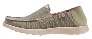 Kickback Mens Couch 2.0 Vibe Slip On Canvas Shoes - Khaki