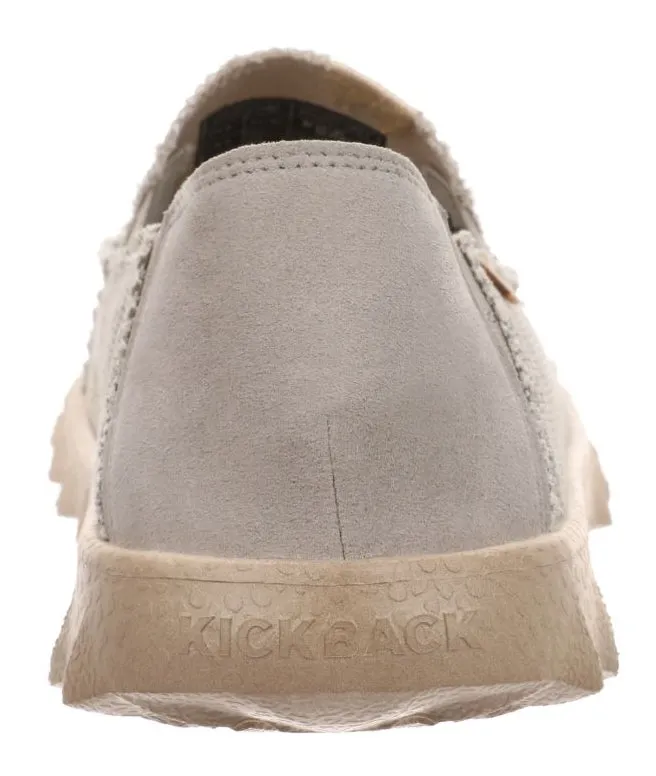 Kickback Mens Couch Vibe Slip On Canvas Shoes - Rocket Grey