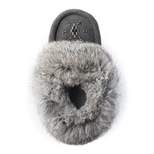 Kids Mini Moccasins - Charcoal