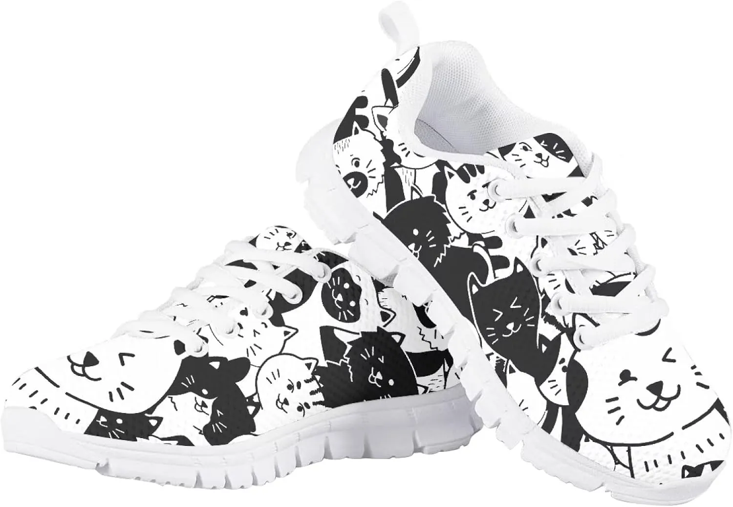 Kids Running Shoes for Girls Boys Breathable Non-Slip Mesh Sneakers