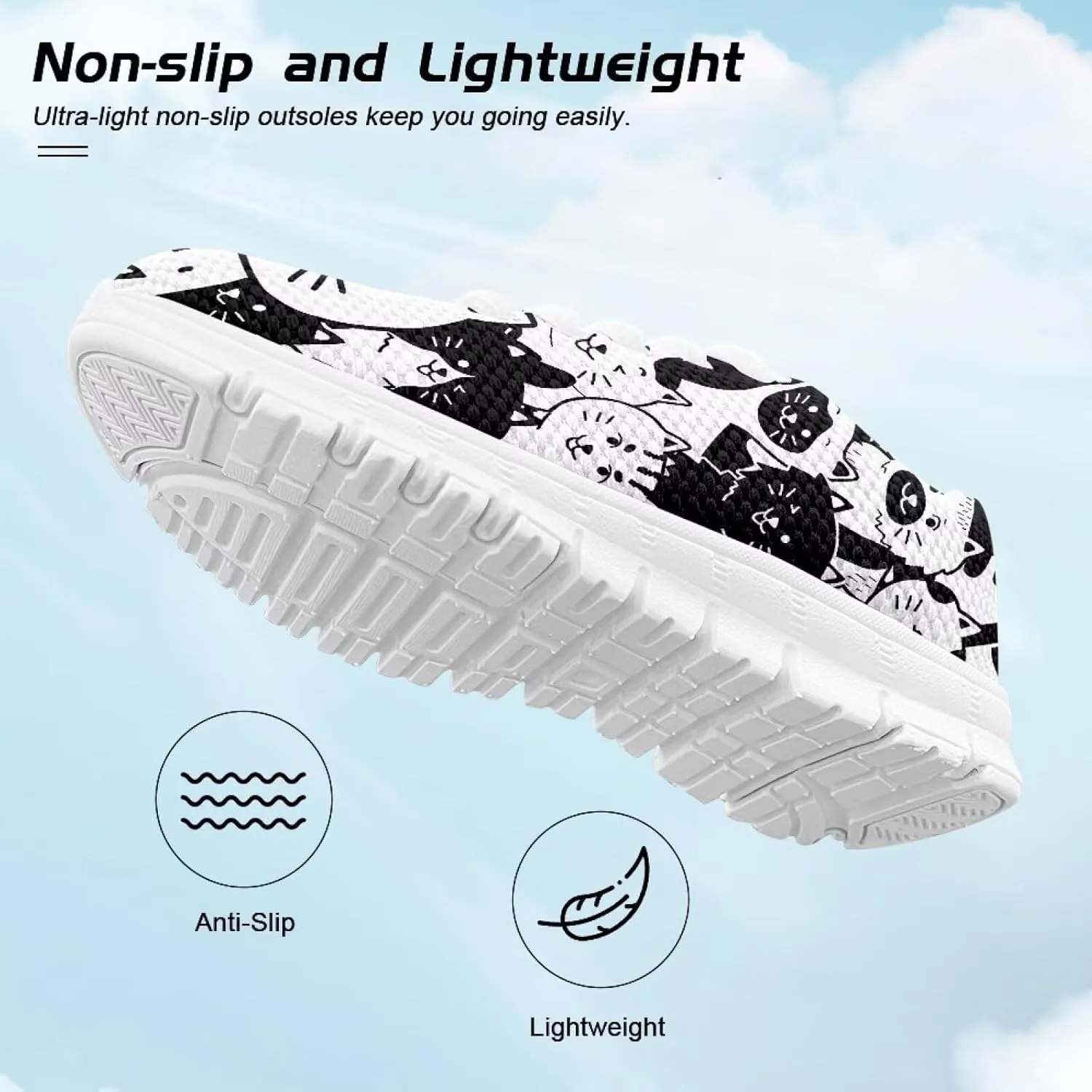 Kids Running Shoes for Girls Boys Breathable Non-Slip Mesh Sneakers