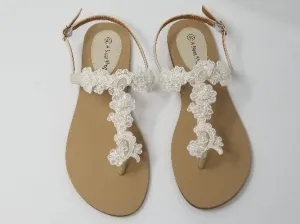 Lace Bridal Sandals