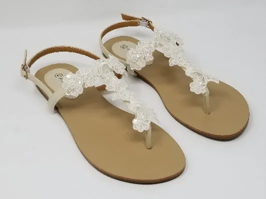 Lace Bridal Sandals