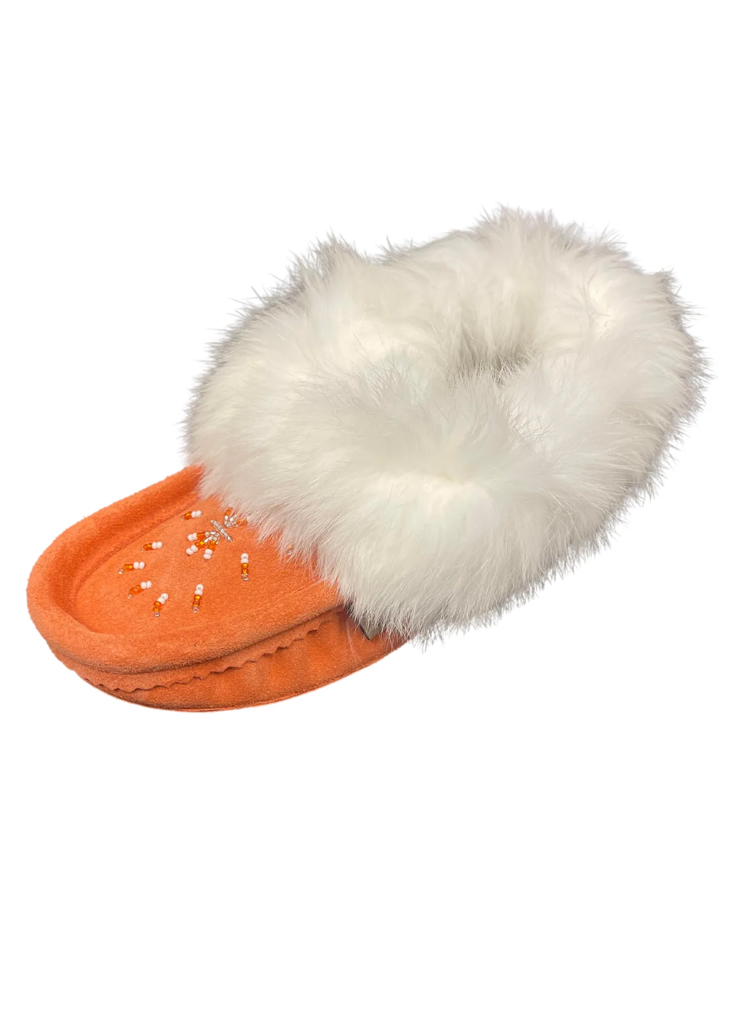 Ladies Moccasins - Coral