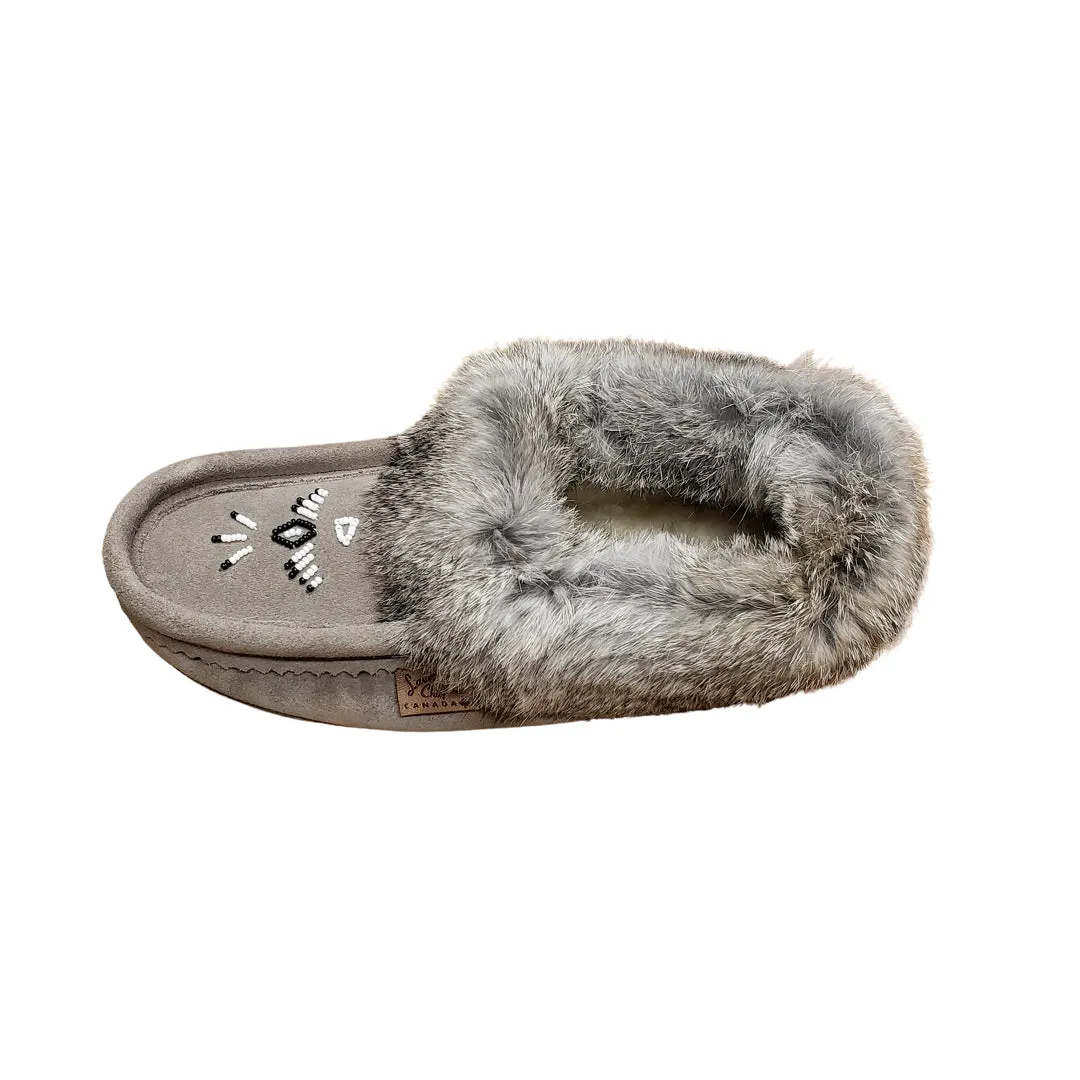 Ladies Moccasins - Grey